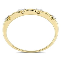 Carat T.G.W. Citrin i dijamantni prsten od 10kt žutog zlata