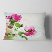 Dizajnerske ljubičaste ruže sa zelenim lišćem-Cvjetni jastuk-12.020
