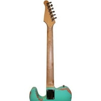 Sawtooth ručno izrađena električna gitara Americana Relic s tvrdim kućištem, s kornjačama