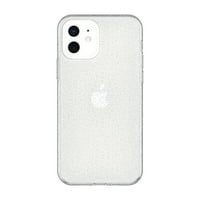 onn. Futrola za telefon za iPhone iPhone Pro - Silver Glitter