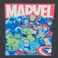 Marvel Boys Avengers Grafička majica za vrat grafičke posade, veličine 4-