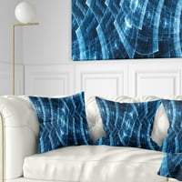 DesignArt plave zaštitne metalne mreže - Sažetak jastuka za bacanje - 18x18