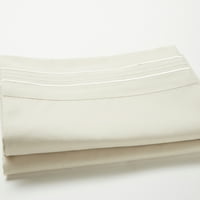 Linum Home Textiles Tc Brush Microfiber Standardna jastuka s linijskim vezom
