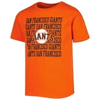 Mladi narančasti San Francisco Giants Ponovite majicu logotipa