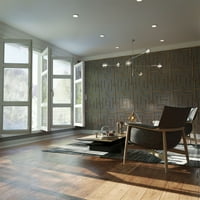 Ekena Millwork 3 8 W 3 8 H 3 8 t Veliki Loveland Dekorativni fretwork Wood Zidni ploče, trešnja