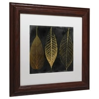 Zaštitni znak likovna umjetnost Fallen Gold i Canvas Art by Color Pekara, bijela mat, drveni okvir