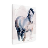 Jennifer Packston Parker konj akvarela na platnu