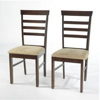 Ciljani marketinški sustavi set tapeciranih stolica za ručavanje Havanne, espresso