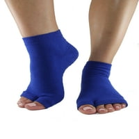 Zasljepljujuće plave čarape za hvatanje nožnih prstiju