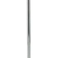 Stolna svjetiljka od 30 srebrne boje s prozirnim staklenim sjenilom