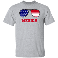 Grafička Amerika 4. srpnja 'Kolekcija muške majice za neovisnost Merica' Merica