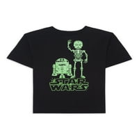 Star Wars Boys Halloween Grafičke majice, 2-paket, veličine 4-18