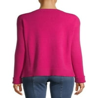 Vremenski i TRU pulover za pulover s ženskim rebrastim rukavima