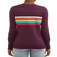 Vremenski i trulske pulover s puloverom pruge za više boje pruga