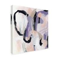Lipanj Erica Vess 'Lilac Scramble II' platno umjetnost