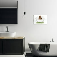Medvjed u kadi kupaonice životinje i insekti grafička umjetnost neradana umjetnička print zidna umjetnost