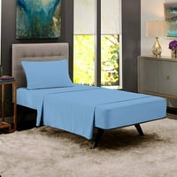 Premium Home Collection Microfiber meko hlađenje kreveta set - komad, blizanac, nebo plava