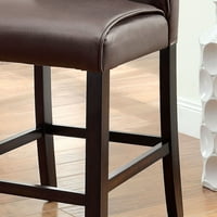 Namještaj Amerike Hildon Wood podstavljene šalter stolice od 2, smeđa