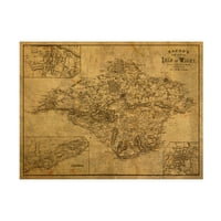 Red Atlas Designs 'Isle of Wight 1885' Canvas Art