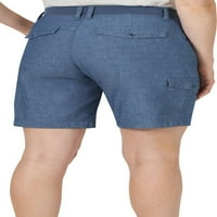 Ženske jednobojne bermudske kratke hlače širokog kroja Number-Number-Number