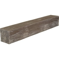Ekena Millwork 6 H 10 d 84 W s pijeskom na drvenu kamin Mantel, vintage mahagoni