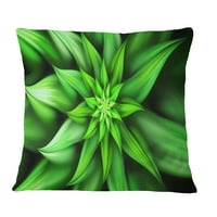 Dizajn egzotične latice zelenih cvjetova - jastuk za cvjetne bacanja - 16x16