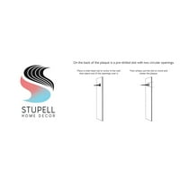 Stupell Industries žive život sretni groov fraza praznična slika neradana umjetnička print zidna umjetnost