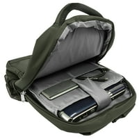 Premium najlonski ruksak s multi-odjeljkom s podesivim podstavljenim remenima, džepovima s patentnim zatvaračem