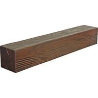 Ekena Millwork 4 H 8 d 36 W s pijeskom na drveni kamin Mantel, premium mahagoni