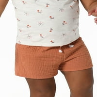 Moderni trenuci Gerber Toddler Girl Shorts, 2-Pack, veličine 12m-5T