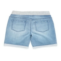 Wonder Nation Girls 'Pleteni pojas Bermuda kratke hlače, veličine 4- & Plus