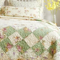 Globalni trendovi Bloomfield bjelokosti patchwork poplun i jastučni set
